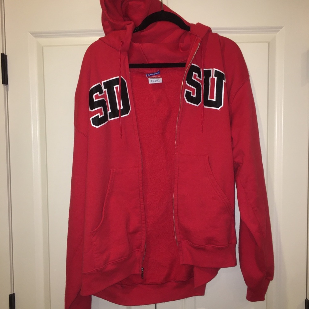 Champion SDSU zip up hoodie